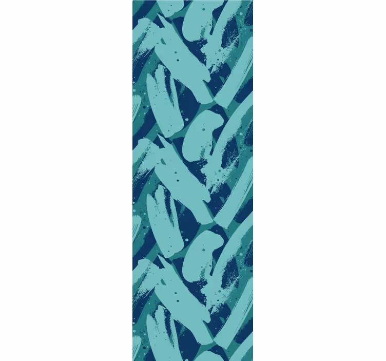 Behang abstract penseelstreken patroon - TenStickers