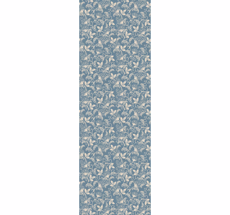 Bloemen vintage patroon behang bloemsierkunst - TenStickers