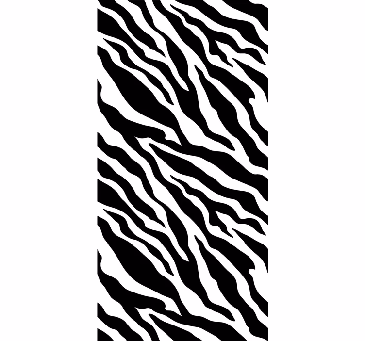 Zebra behang zebra strepen - TenStickers