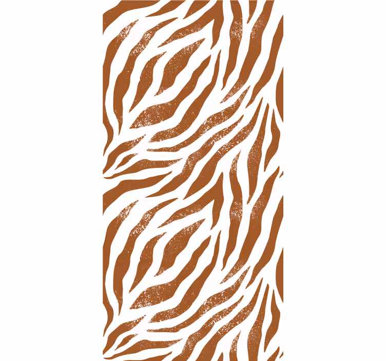 Opvallende dierenprint zebra behang - TenStickers