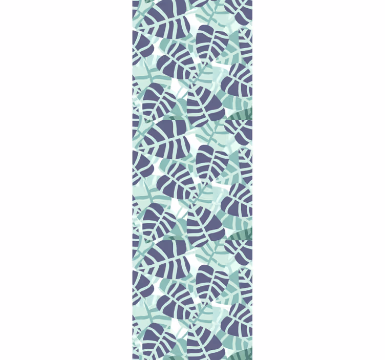 Monstera mozaïek behang bladeren - TenStickers