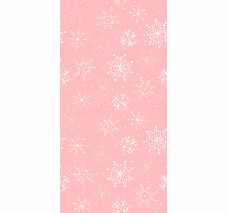 Feestelijk rendiertafereel behang kerst - TenStickers