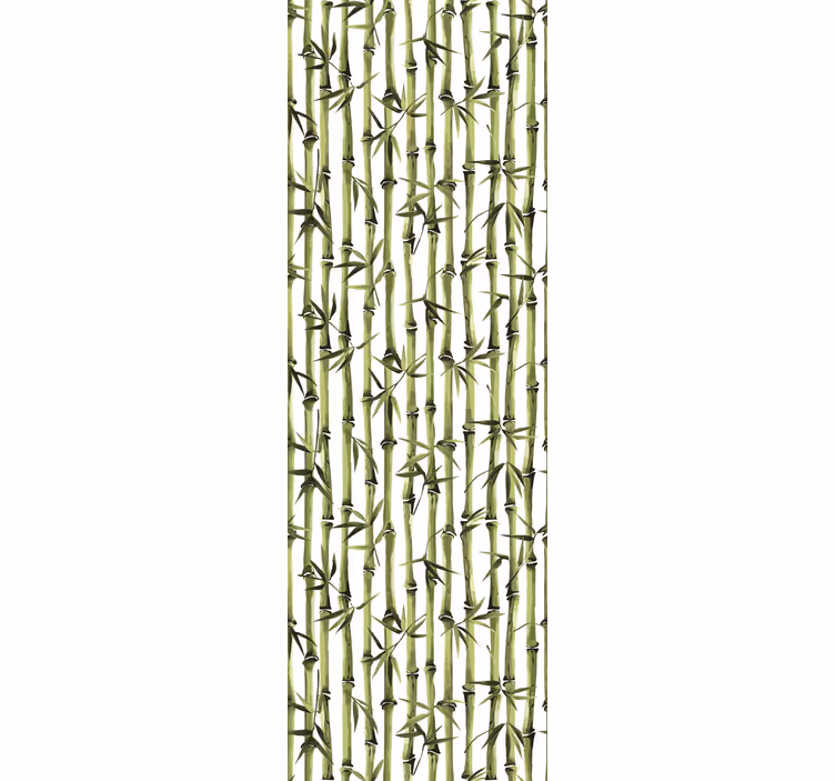 Bamboe patroon behangpapier natuur - TenStickers