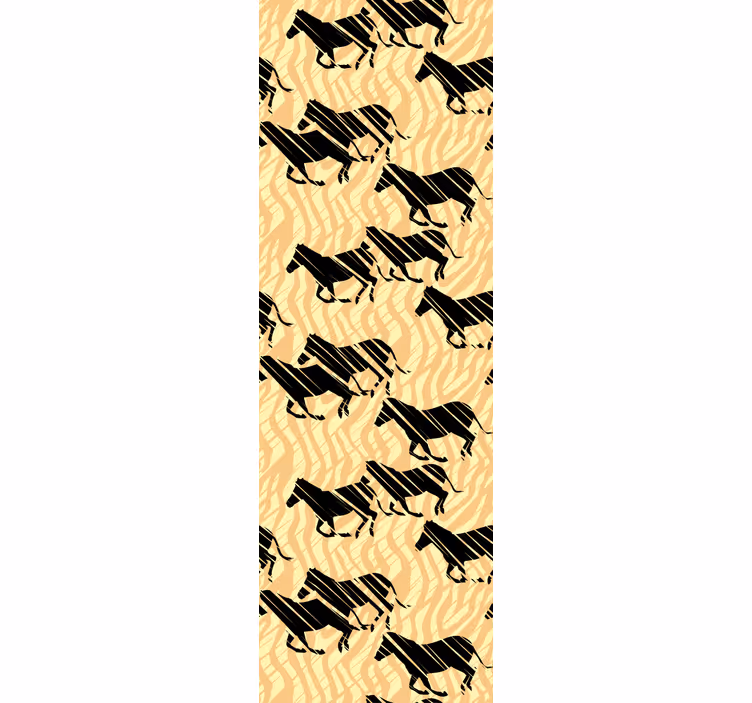 Zebrapatroonmotief behang dieren - TenStickers