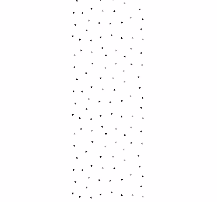 Verspreide driehoeken behang geometrisch - TenStickers
