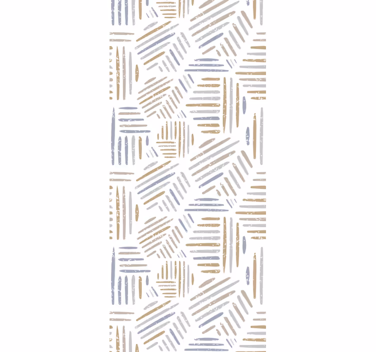 Abstract lineair patroon behang geometrisch - TenStickers