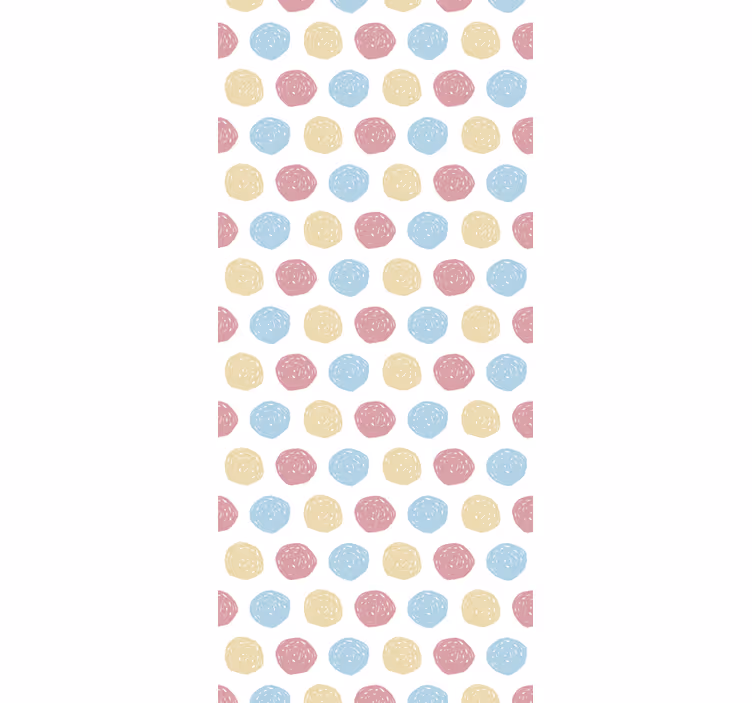 Stippenmotief stippenbehang - TenStickers