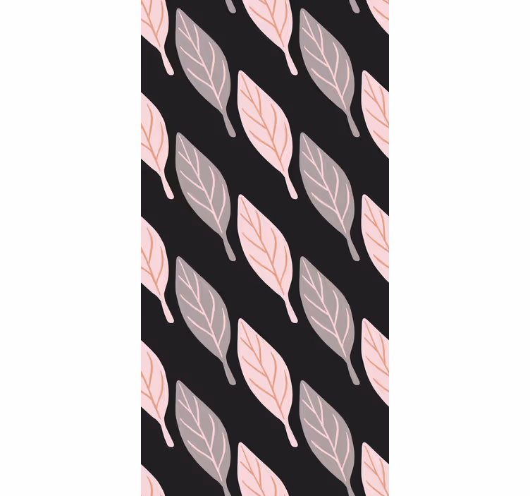 Elegant bladpatroon behang bladeren - TenStickers