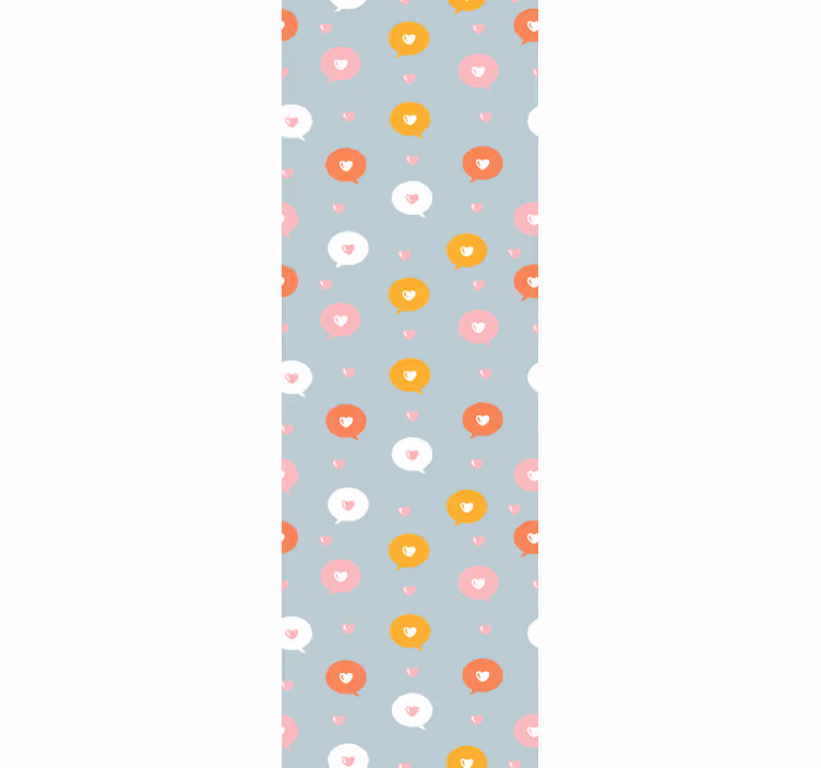 Bloemenpolkapatroon stippenbehang - TenStickers