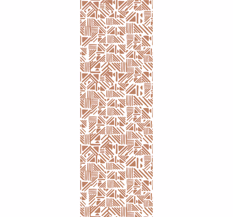 Abstracte geometrische patronen behang geometrisch - TenStickers