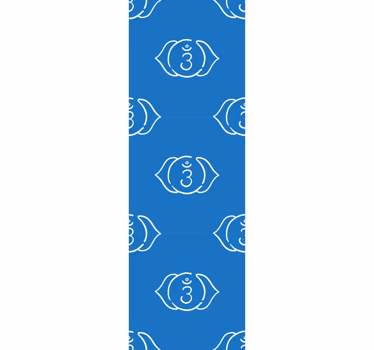Motief van vispatroon vissen behang - TenStickers