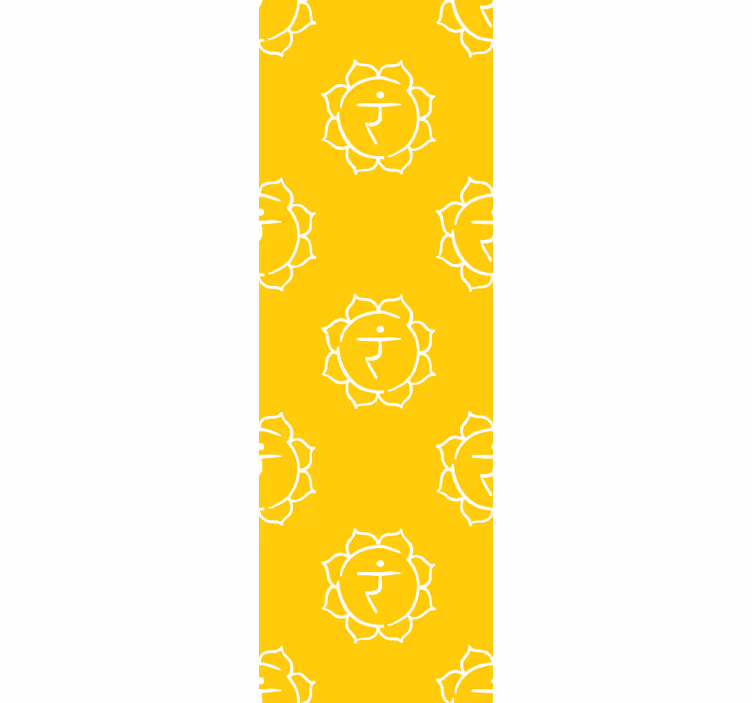 Geometrische leeuwenmotief behang geometrisch - TenStickers