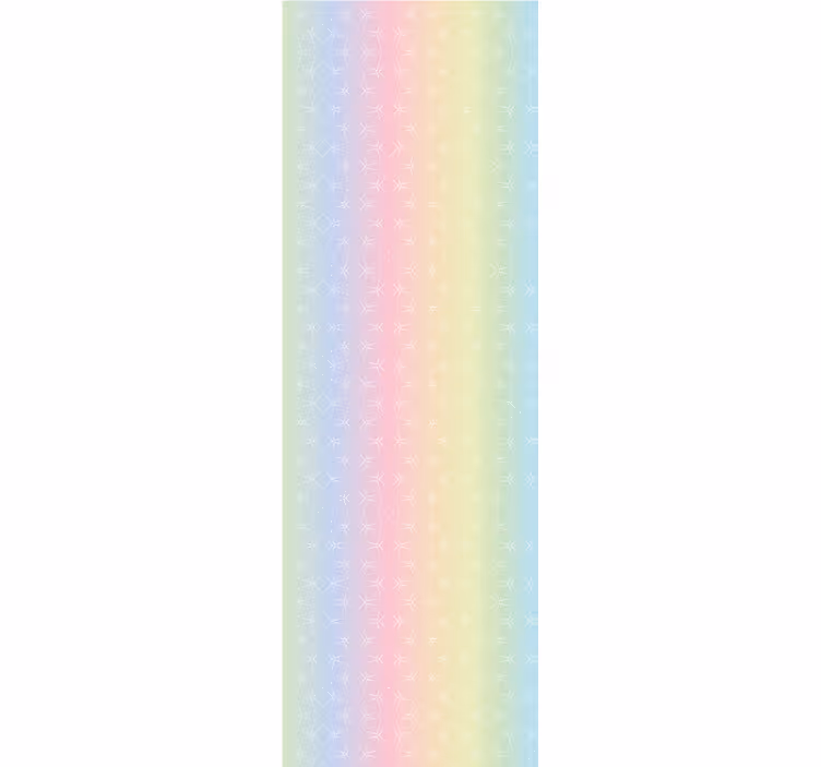 Abstract ontwerp behang Glitter regenboog lucht - TenStickers