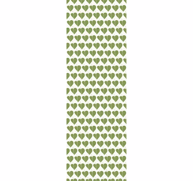 Bladpatroon ontwerp behang bladeren - TenStickers
