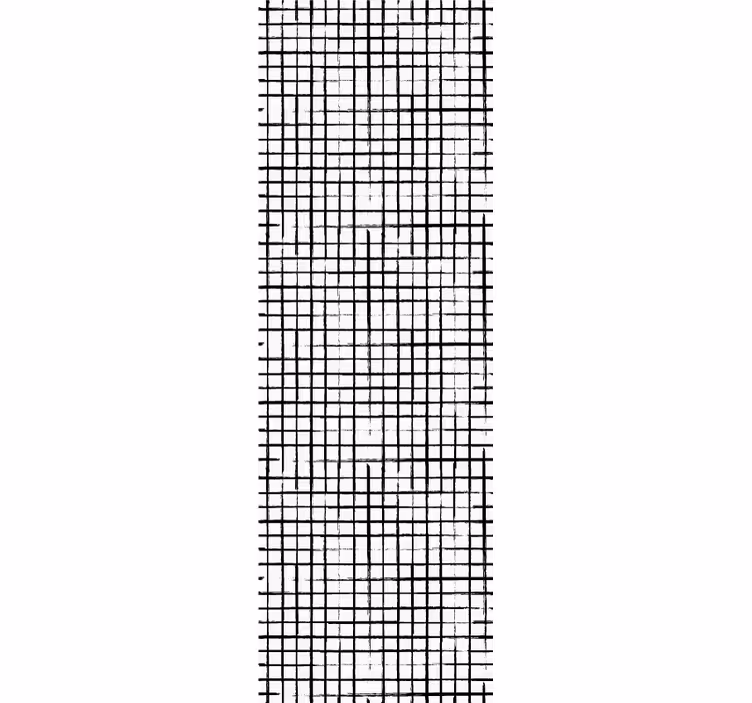 Rasterpatroon behang geometrisch - TenStickers