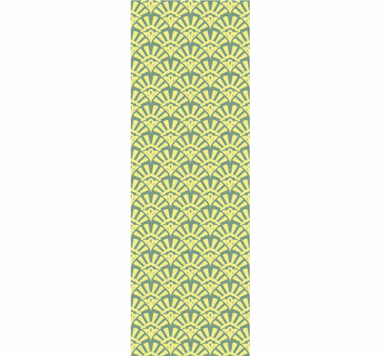 Decoratieve geometrie sierlijk behang - TenStickers