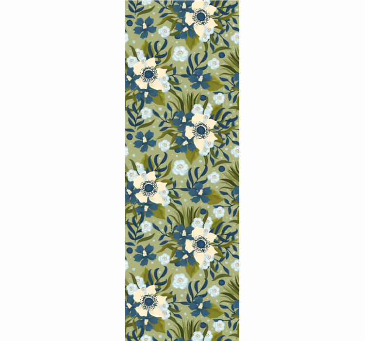 Bloemensereniteit bloemen behang - TenStickers