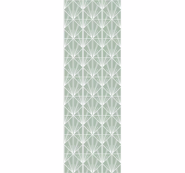 Art deco geïnspireerd behang geometrisch - TenStickers