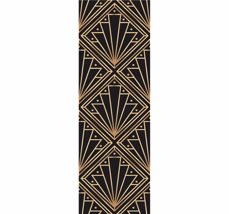 Art deco-geometrie behang geometrisch - TenStickers
