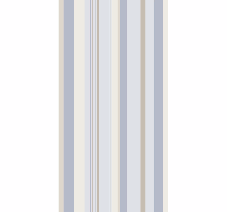 Grijs elegant motief behang verticale strepen - TenStickers