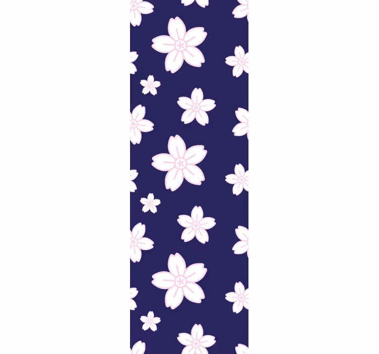 Madeliefjes bloesem patroon bloemen behang - TenStickers