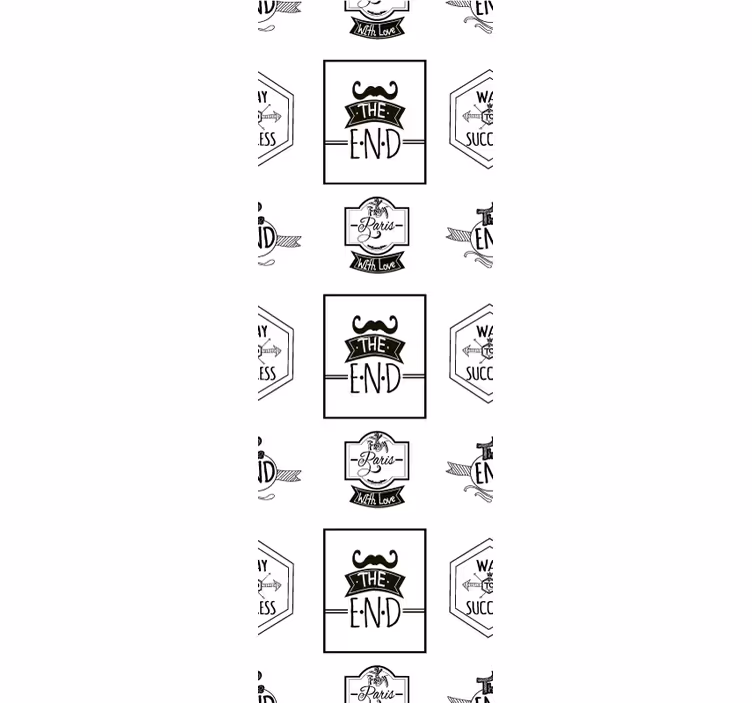 Motiverende zinnen behang letters - TenStickers