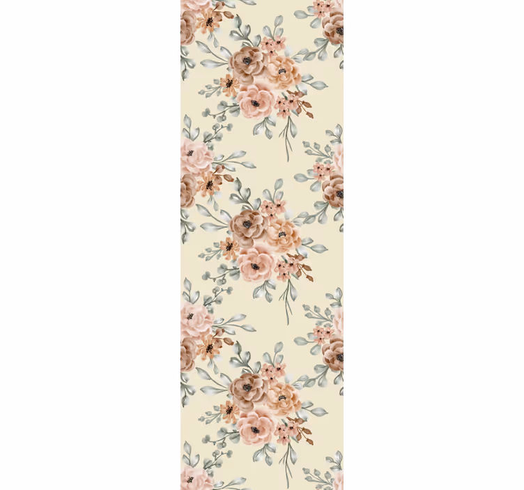 Botanische samenstelling behang woonkamer - TenStickers