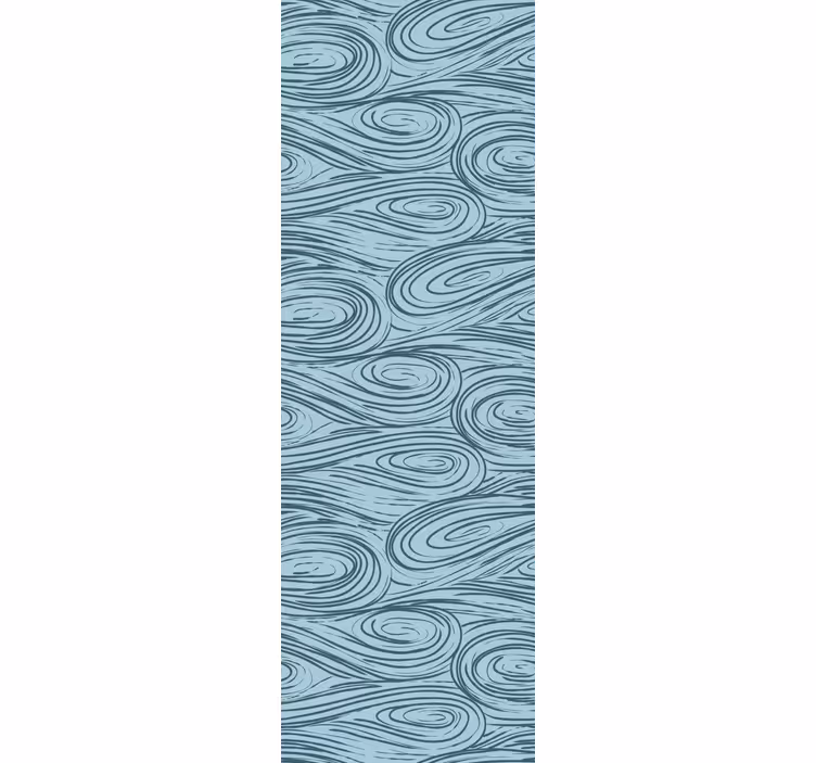 Vloeiend golfpatroon behang abstract - TenStickers
