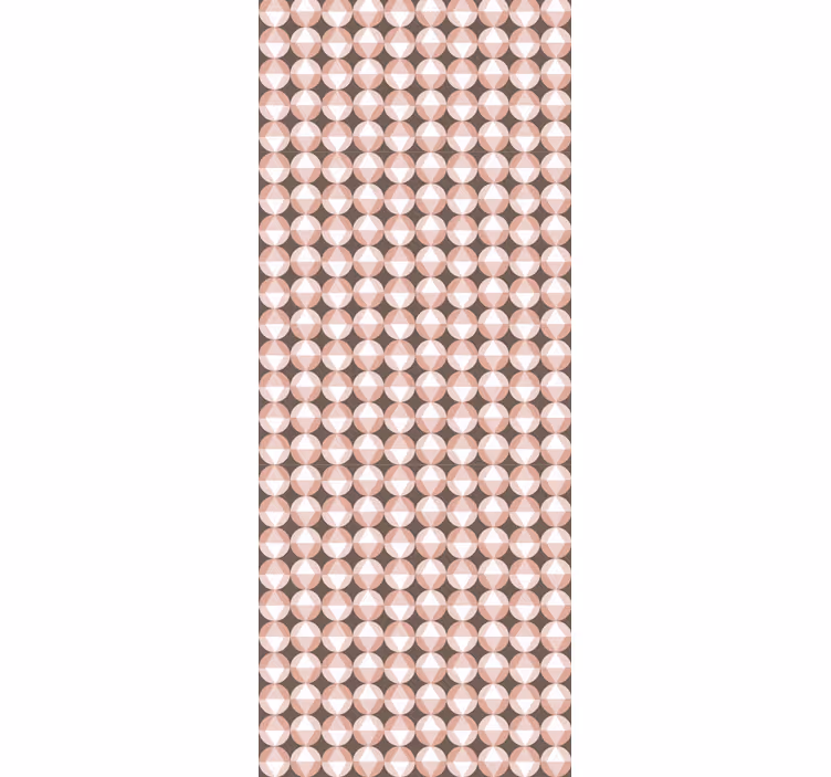 Beige patroonmotief stippenbehang - TenStickers