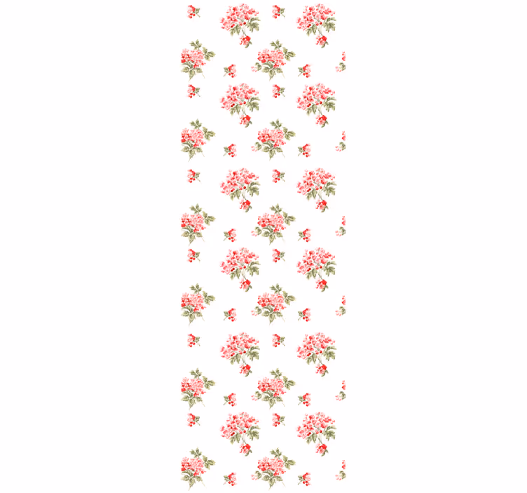 Vintage arrangementen patroon bloemen behang - TenStickers