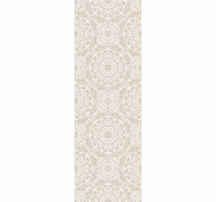 Sierlijke medaillons behang bloemsierkunst - TenStickers