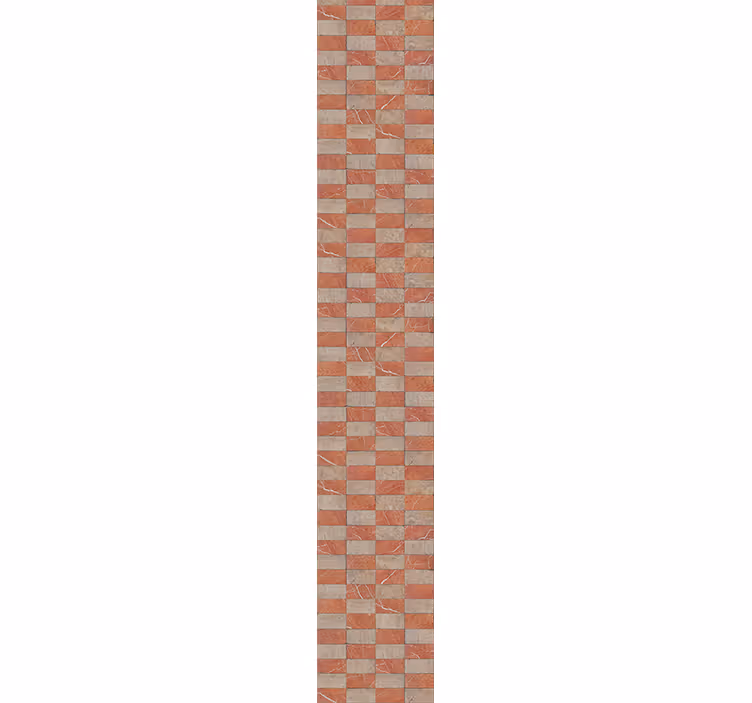Geometrische beige tegels behang keuken - TenStickers