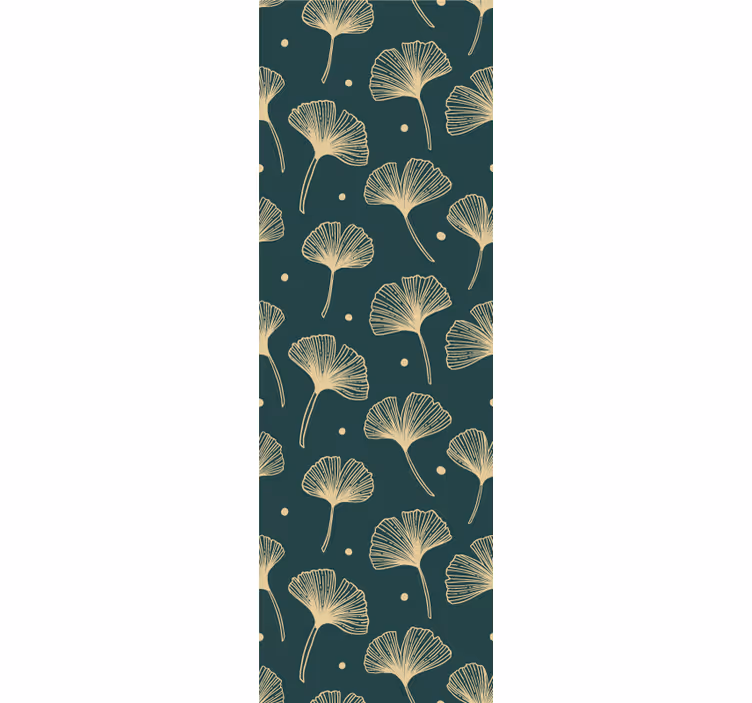 Elegante bladvertoning behang bladeren - TenStickers