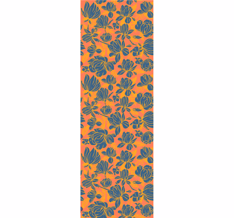 Levendige bloesemcompositie bloemen behang - TenStickers