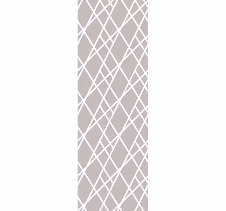 Diagonale lijnpatronen behang geometrisch - TenStickers
