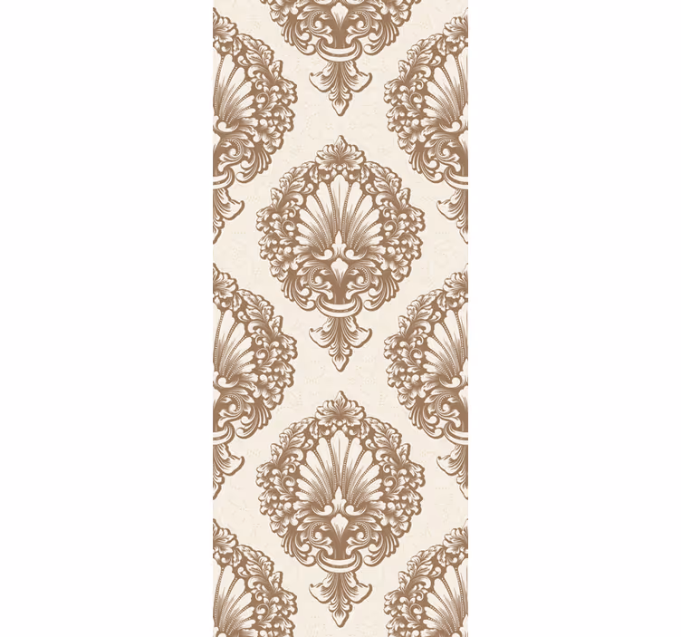 Elegante schelppatronen barok behangpapier - TenStickers