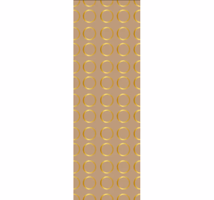 Elegant cirkelpatroon stippenbehang - TenStickers