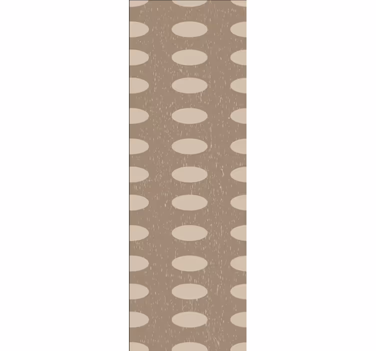 Ovaal patroonontwerp stippenbehang - TenStickers