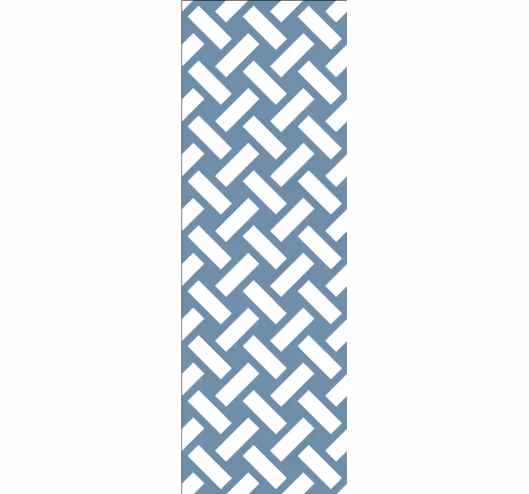 Witte rechthoeken behang geometrisch - TenStickers