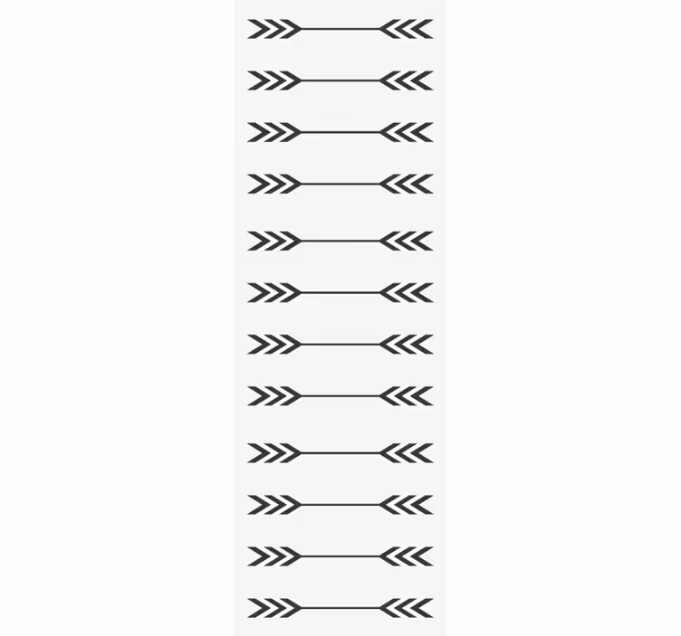 Minimalistische pijlpatronen gepersonaliseerd behang - TenStickers