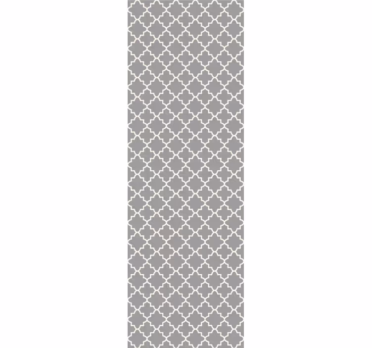 Elegante geometrische vormen eetkamer behang - TenStickers