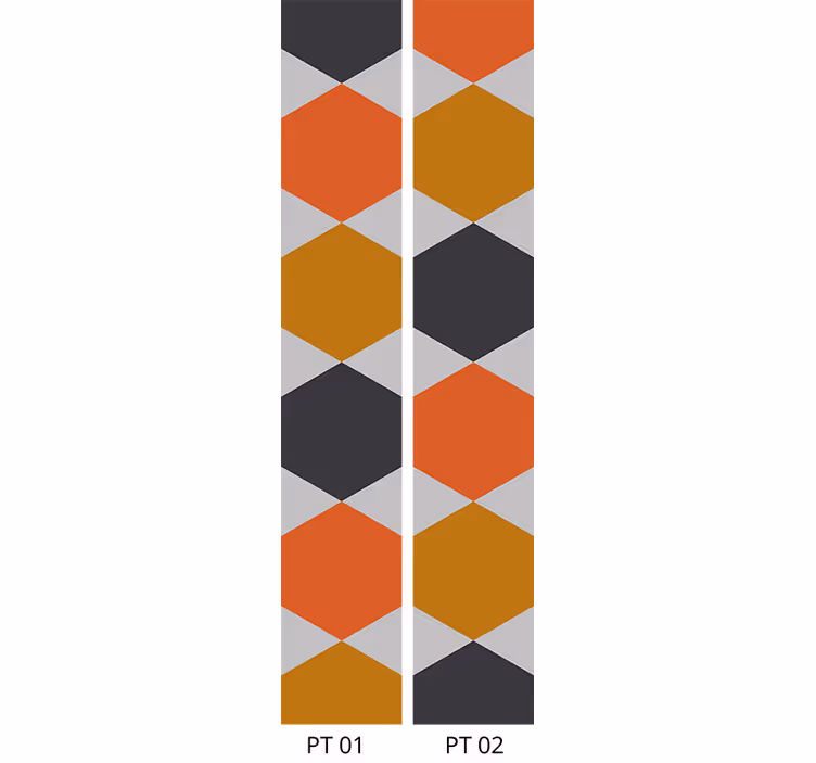 Honingraatvormen behang geometrisch - TenStickers