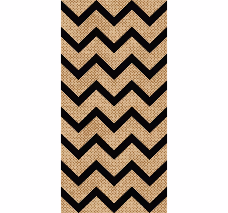 Chevron zigzag stijl behang geometrisch - TenStickers
