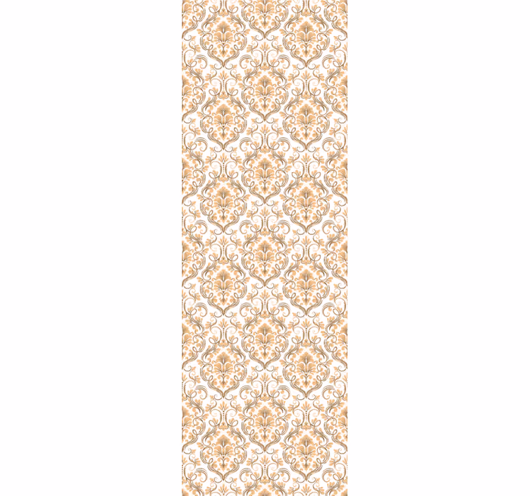 Elegante barokke accenten behang woonkamer - TenStickers