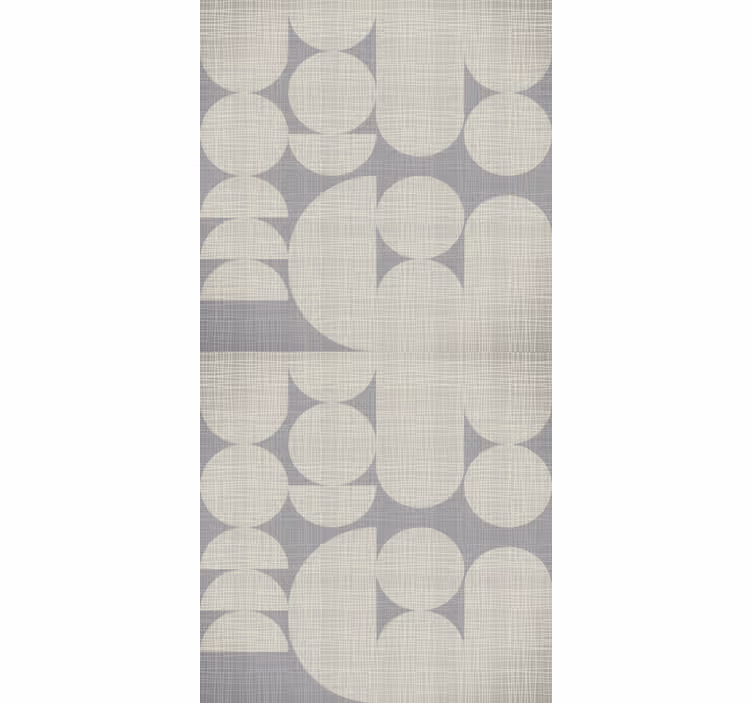 Grijze geometrische variatie behang abstract - TenStickers