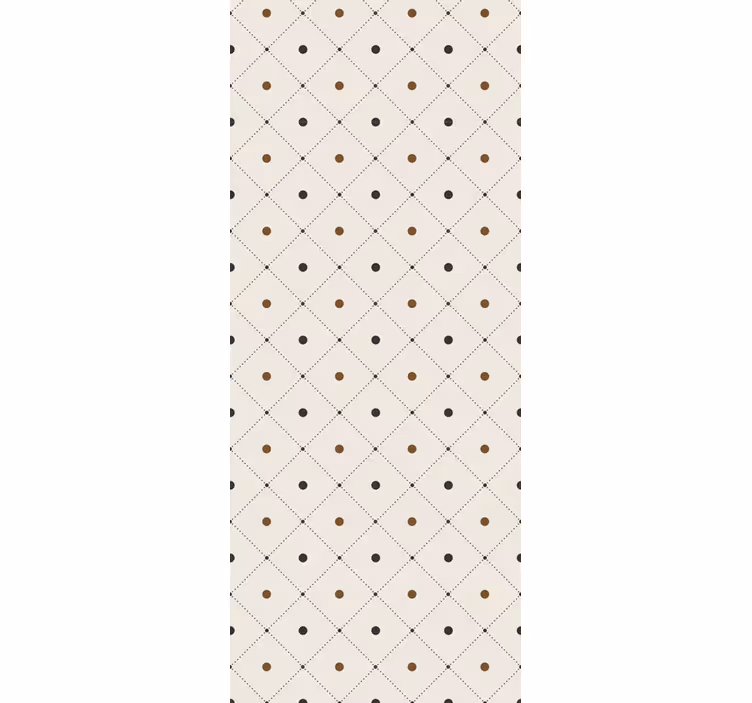 Elegant vierkant motief stippenbehang - TenStickers