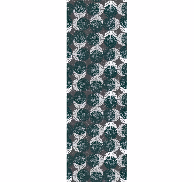 Donkere tinten patroon stippenbehang - TenStickers
