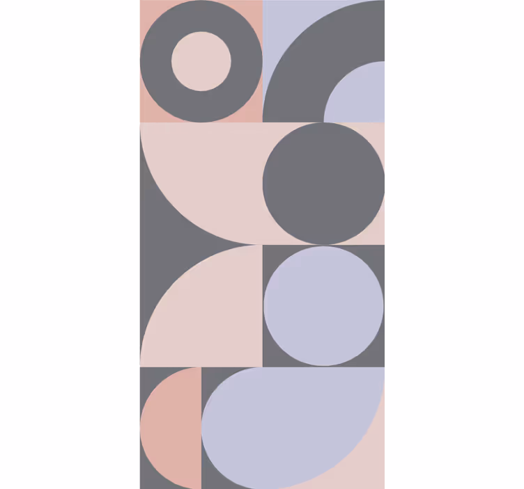 Modern subtiel patroon behang geometrisch - TenStickers