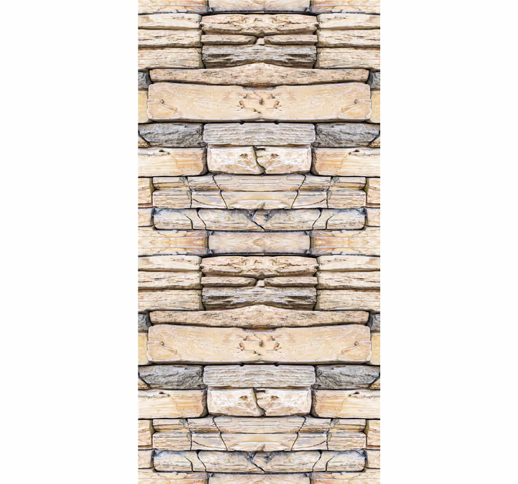 Netjes elegant patroon bakstenen behang - TenStickers