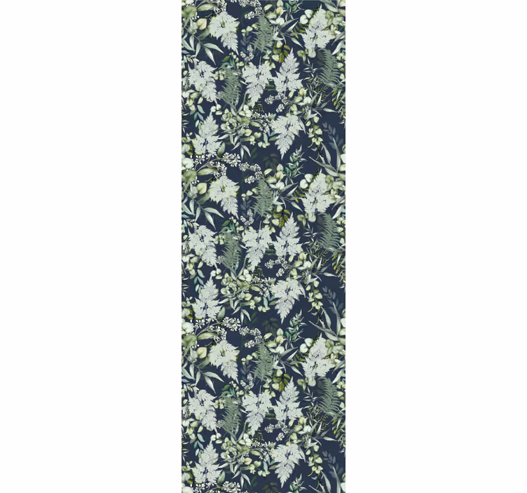 Elegant groen patroon behangpapier natuur - TenStickers